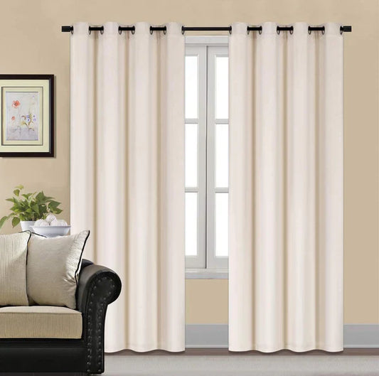 Premium White Velvet Curtain for Bedroom & Living Room